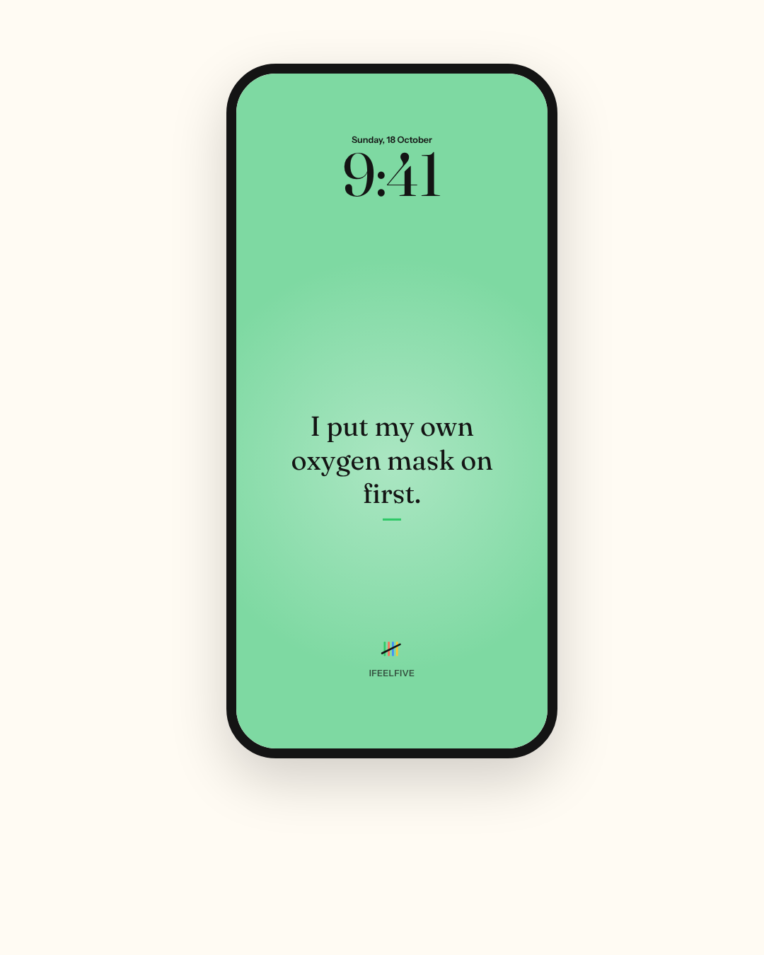 Your new lock screen. Save this., card 2 of 3