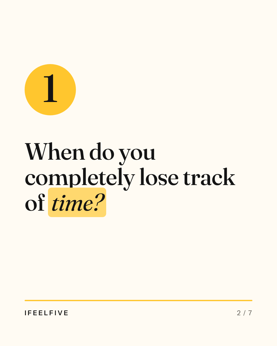 Five questions to find out what really matters to you, card 2 of 7