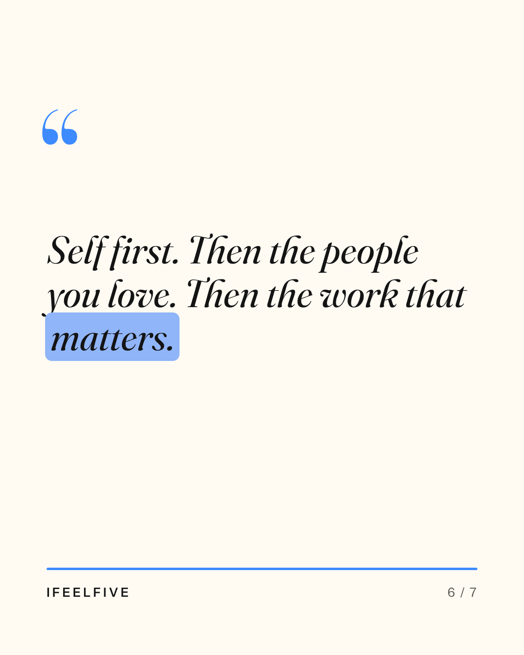 I met some of the wealthiest people in the country. I never wanted to trade places., card 6 of 7