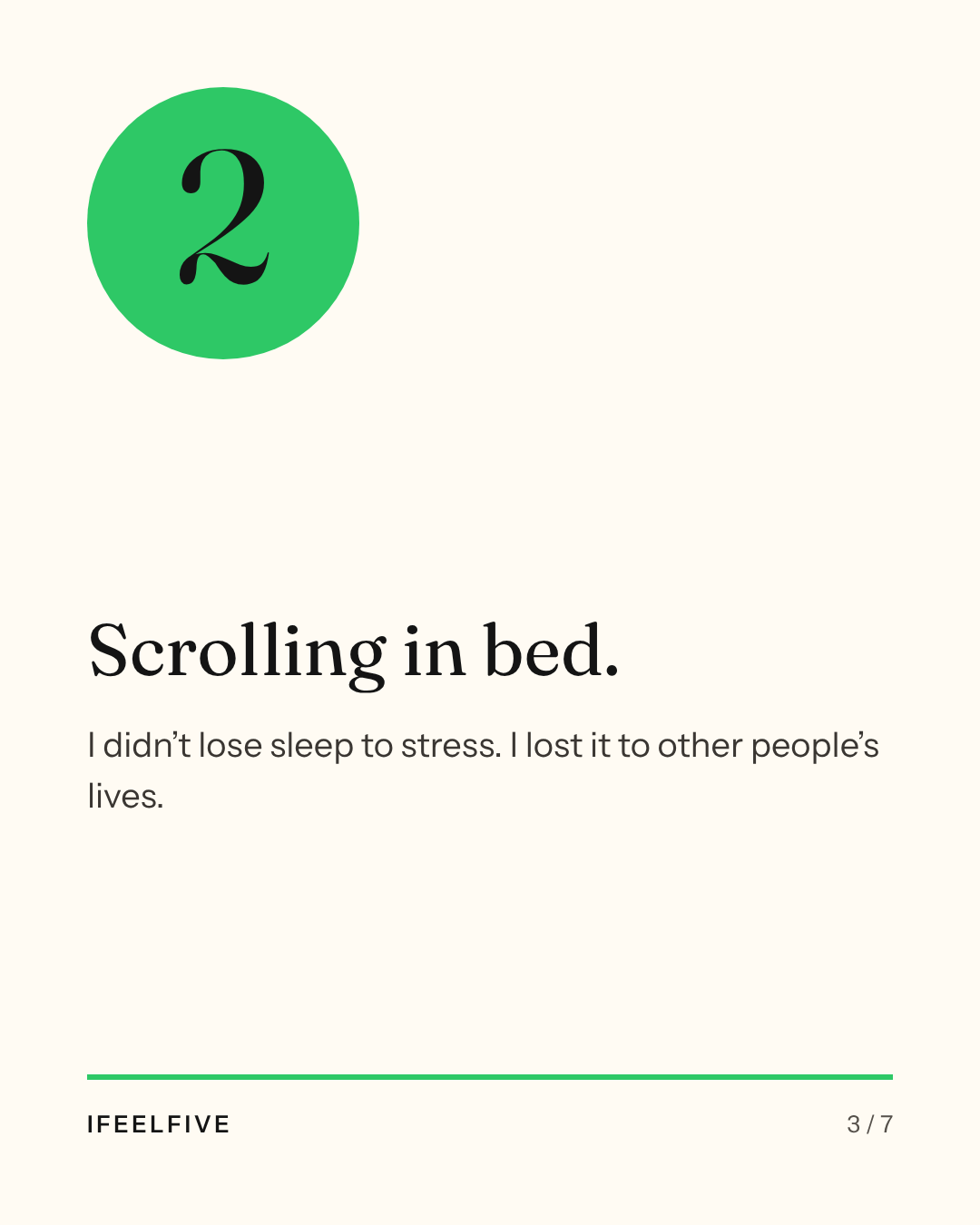 Five things I stopped doing and got my energy back, card 3 of 7