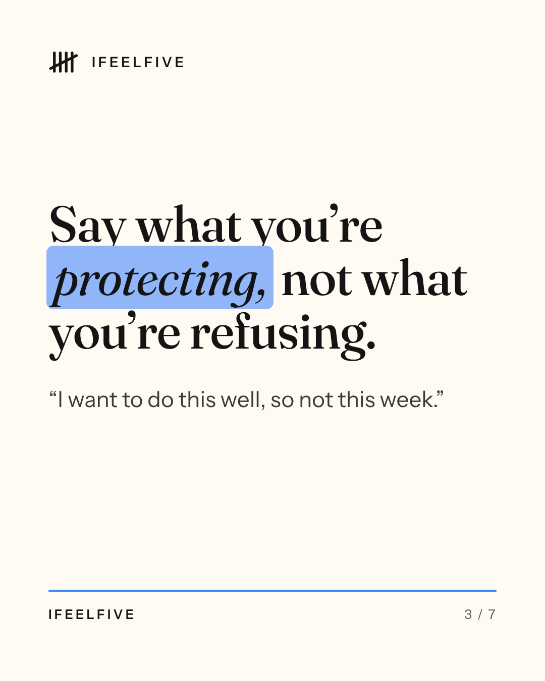 Saying yes to everything? How to say no at work without the guilt., card 3 of 7