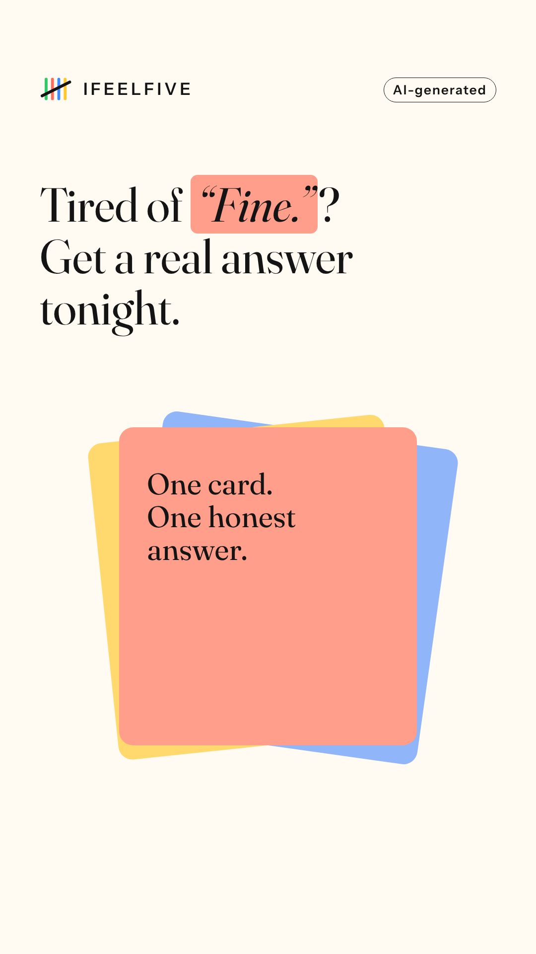 Ask this instead of “How was your day?”: video cover
