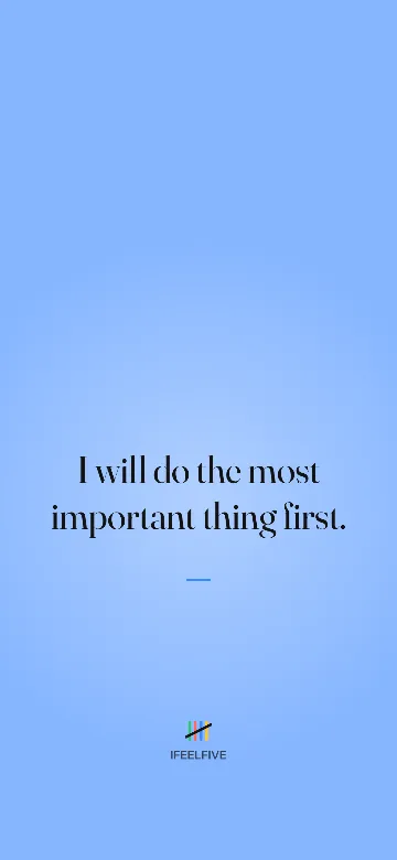 Lock screen wallpaper: I will do the most important thing first.